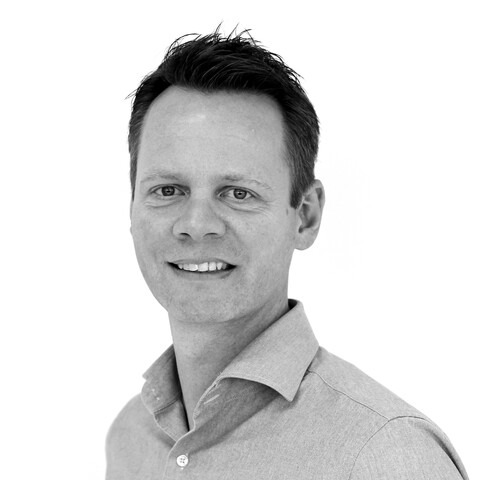 Björn Leeninga black and white portrait of Bjo rn Leeninga