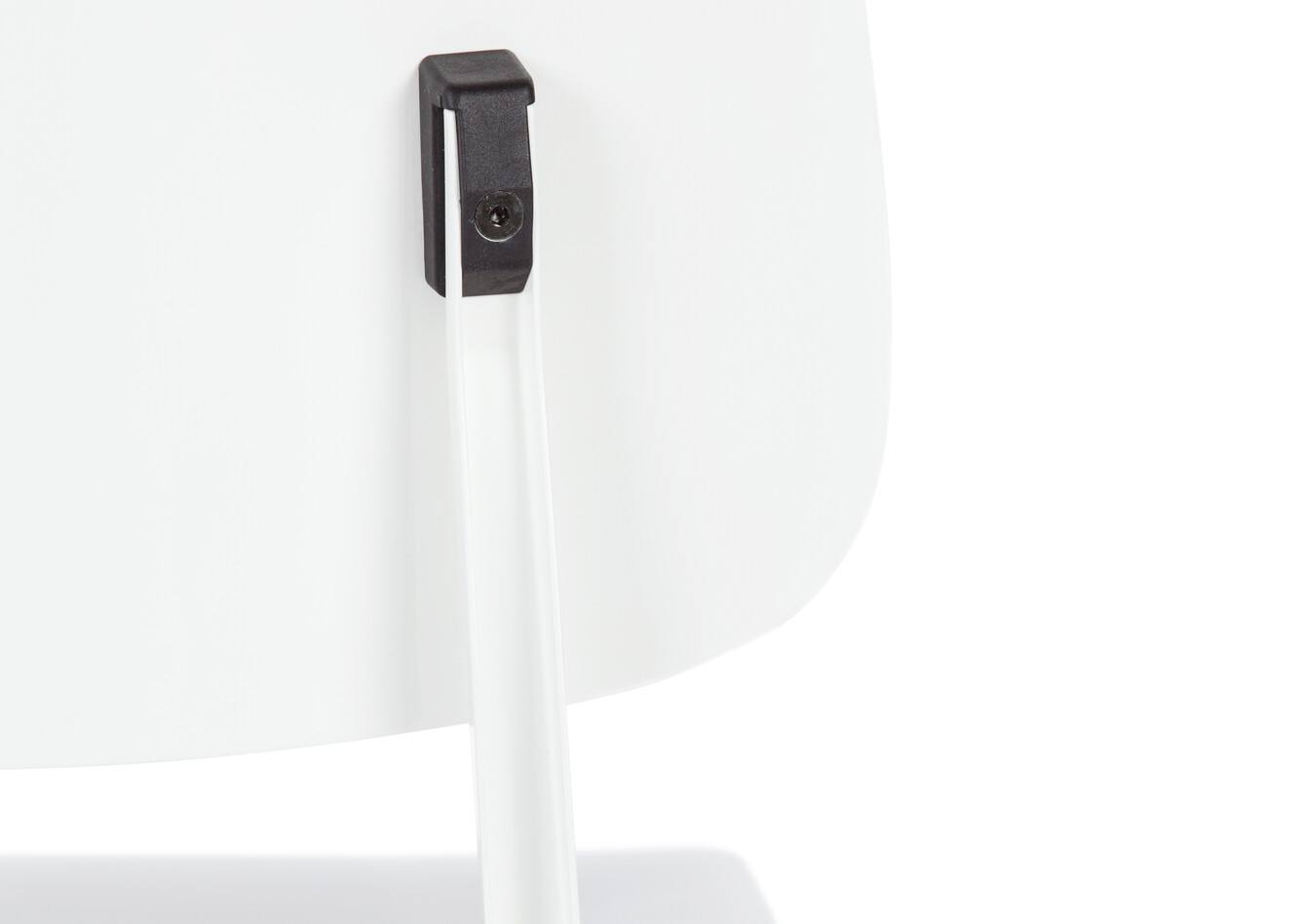 Revolt Royal Ahrend Revolt chair back in white right side detail view