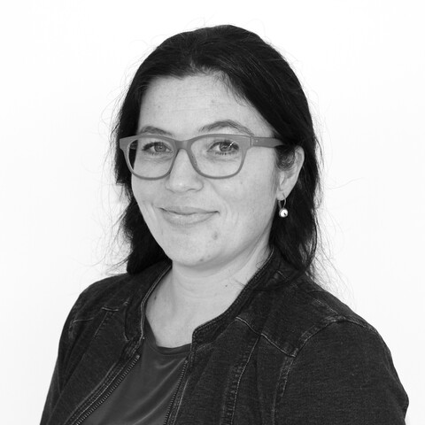 Ingrid Groeneweg black and white portrait of Ingrid Groeneweg