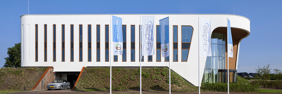 Oogcentrum Noordholland Royal Ahrend healthcare project exterior view of Oogcentrum Noordholland in Heerhugowaard SB200602